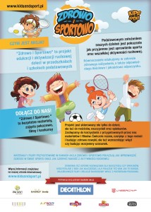 Plakat akcji Zdrowo i Sportowo